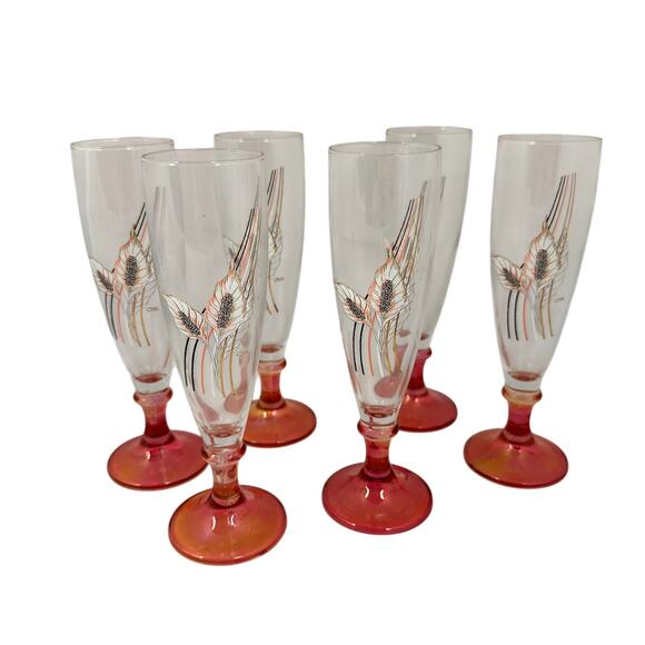 MCM CROV Over Line CRISTAL GLASSES and Glass tray - bar cart accessories - Picture 6 of 8